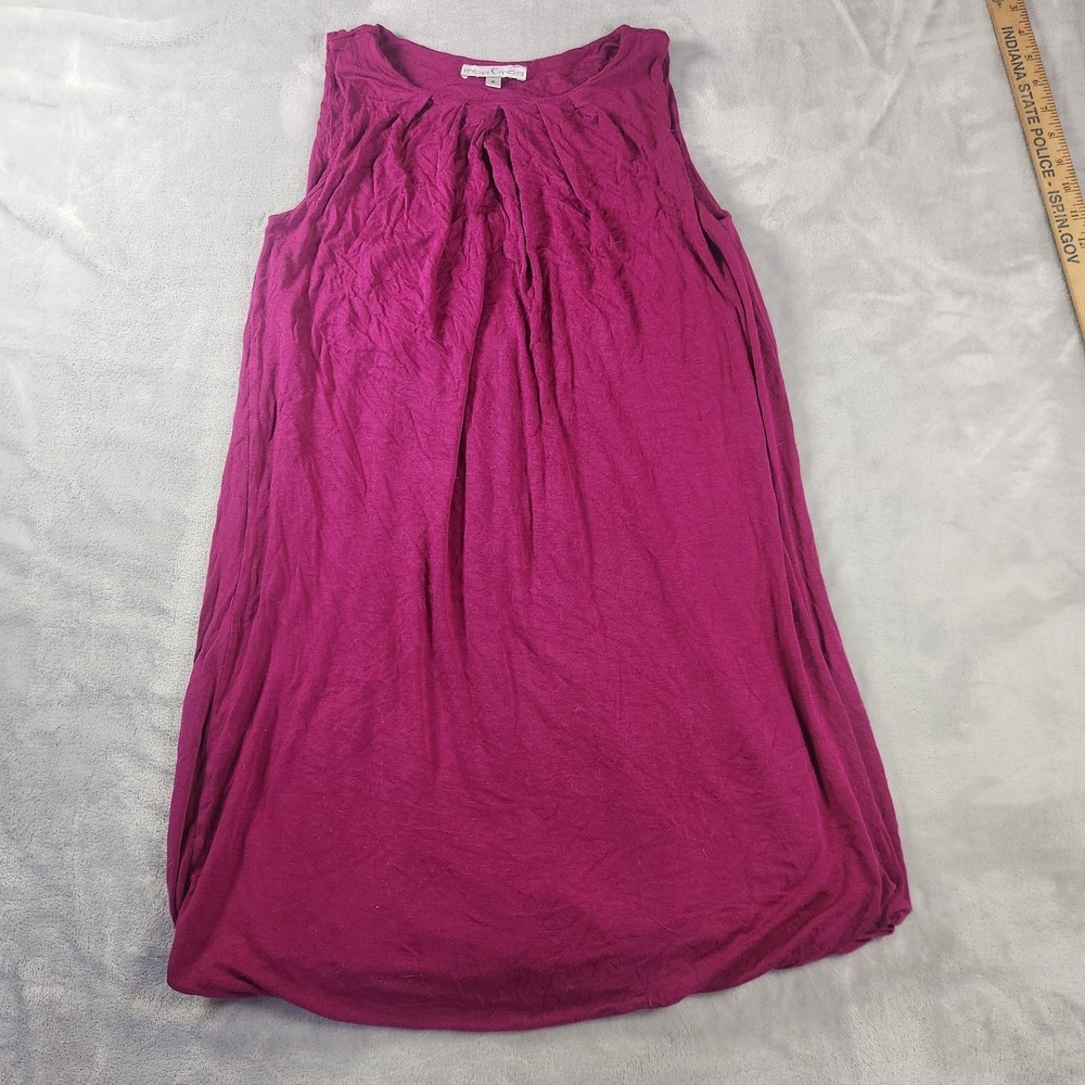 MOA MOA Women's Bubble Hem Shift Dress M Purple Y2K Cocktail Coquette Revival‎